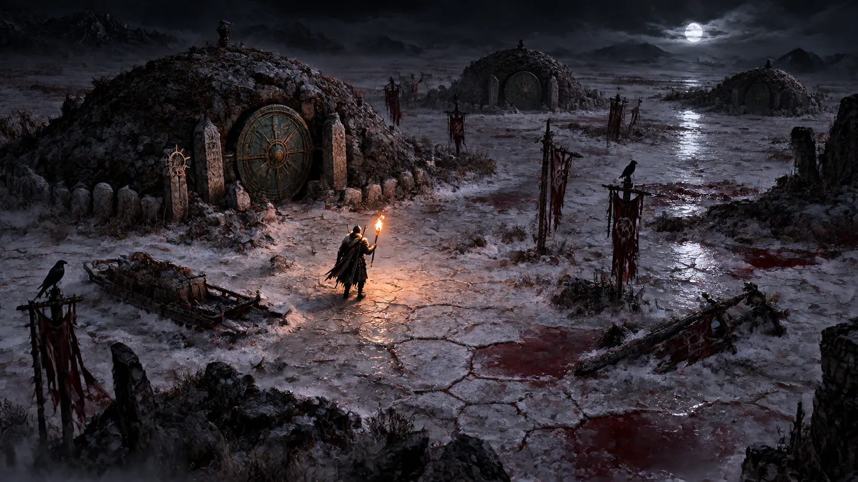 The Salt Barrows, concept art