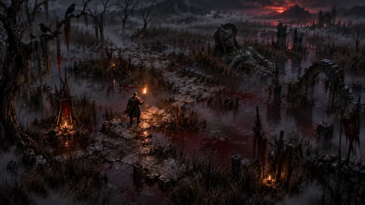 The Weeping Shallows, concept art