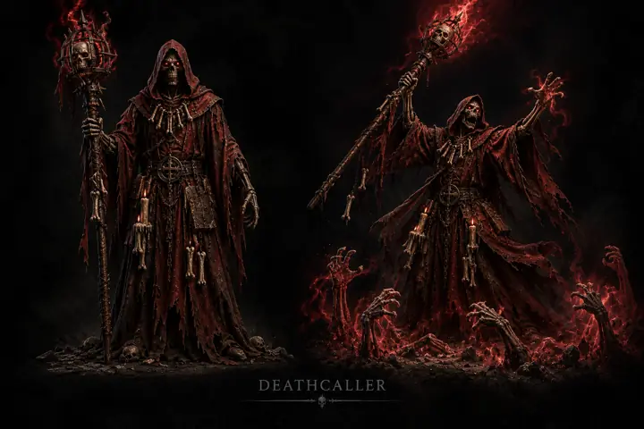 Deathcaller, concept art